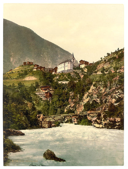 A picture of Stalden, general view, Valais, Alps of, Switzerland