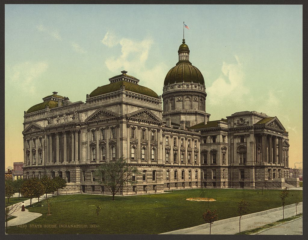 A picture of State House, Indianapolis, Ind.