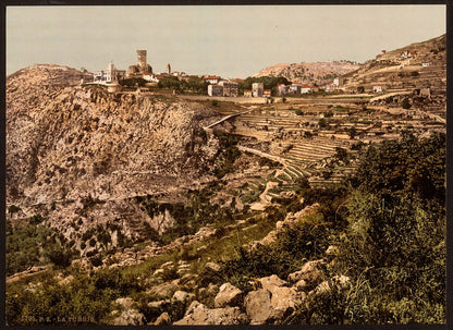 A picture of Station and village, La Turbie, Riviera