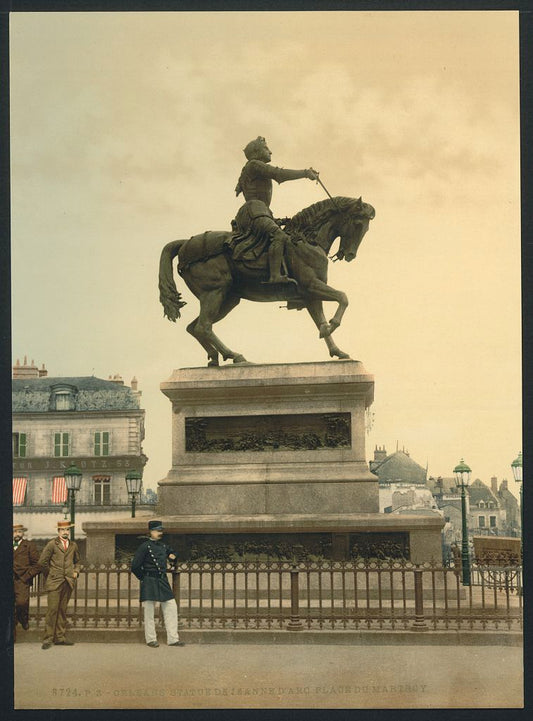 A picture of Statue of Joan of Arc by Foyatier in the Martyrs' Place, Orléans, France
