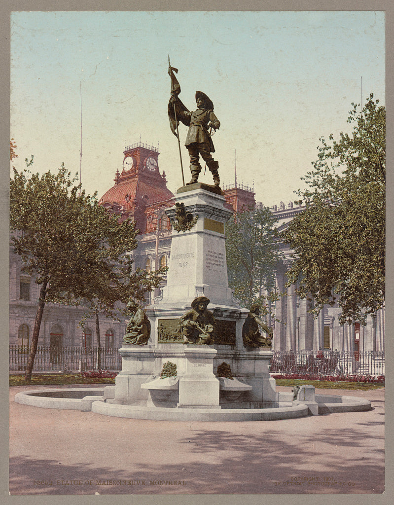 A picture of Statue of Maisonneuve. Montreal