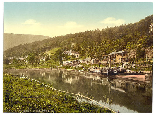 A picture of Steamboat pier, Trefriew (i.e. Trefriw), Wales