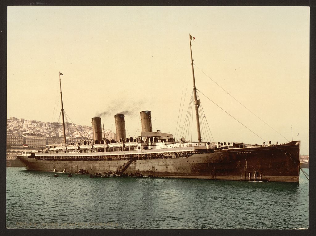 A picture of Steamship "Normannia", Algiers, Algeria