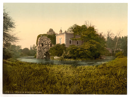 A picture of Stein, park of Worlitz, Anhalt, Germany