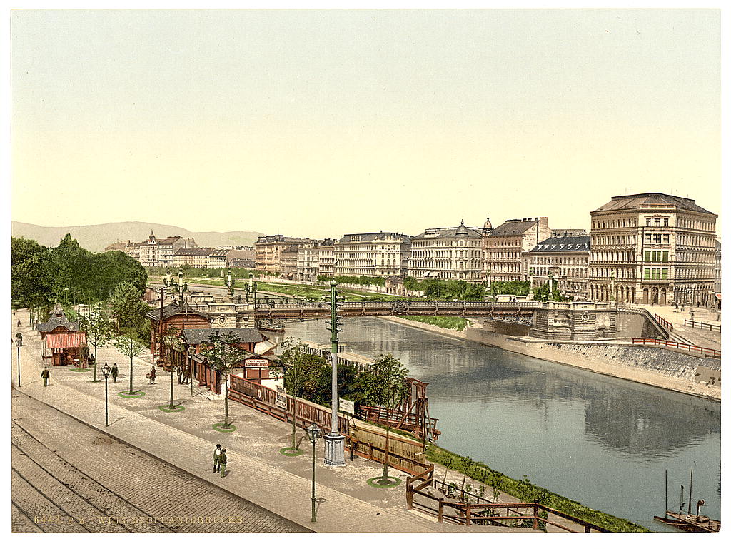 A picture of Stephany (i.e., Stephanie) Bridge, Vienna, Austro-Hungary