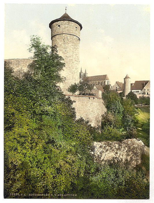 A picture of Straft Tower, Rothenburg (i.e. ob der Tauber), Bavaria, Germany
