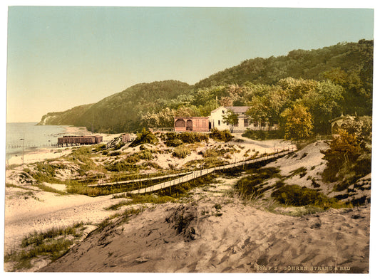 A picture of Strand and baths, Gohren, Isle of Rugen, Germany