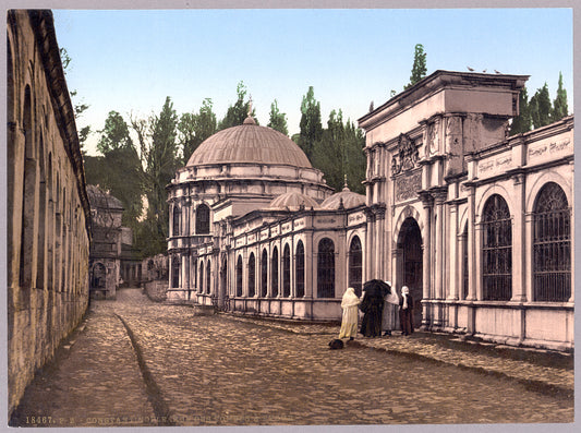 A picture of Street in Eyüp, a section of Constantinople, Turkey