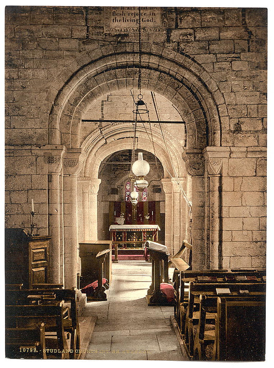 A picture of Studland Church, interior, Swanage i.e. Studland, England