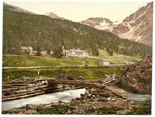 A picture of Sulden Hotel, Sulden, Tyrol, Austro-Hungary