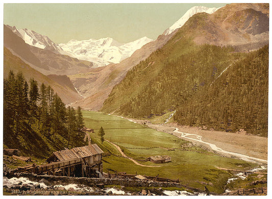 A picture of Sulden, saw mill, near Tyrol, Austro-Hungary