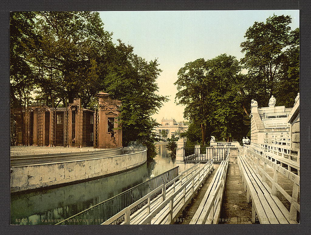 A picture of Summer theatre at Lazionki Lazienki, Warsaw, Poland