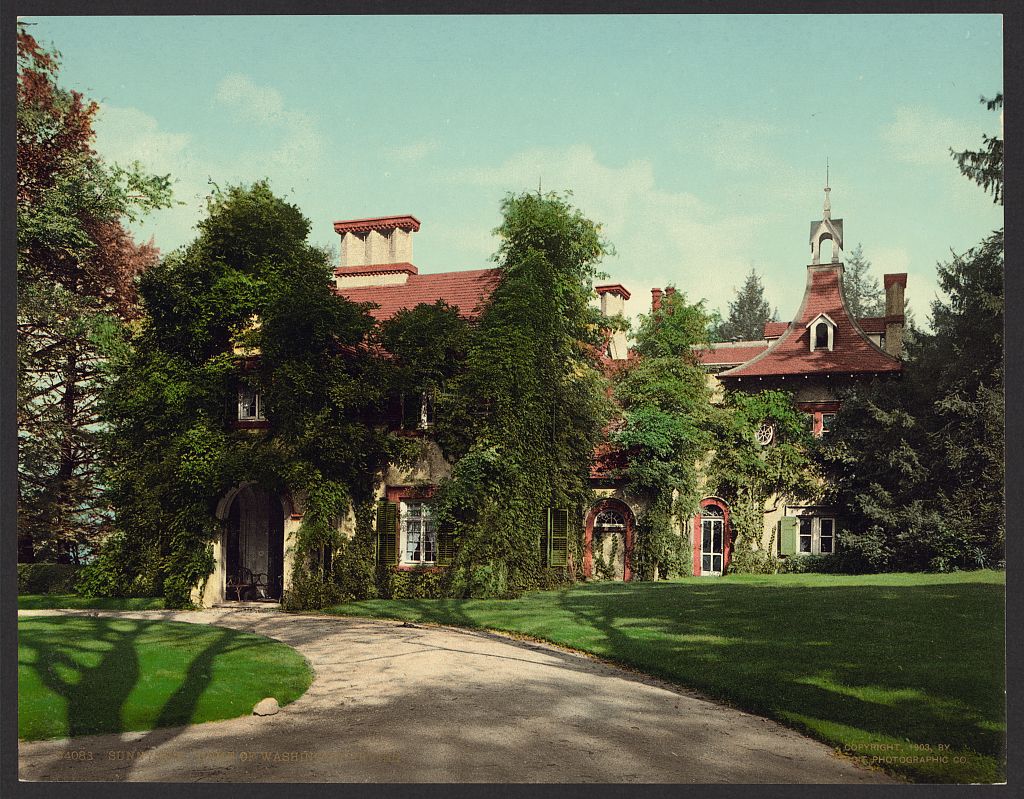 A picture of "Sunnyside," home of Washington Irving