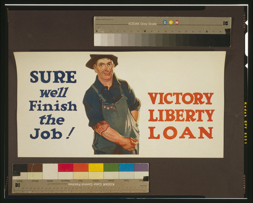 A picture of Sure we'll finish the job! Victory Liberty Loan.