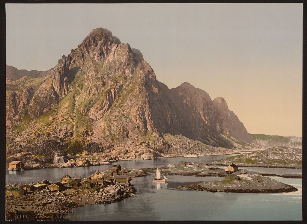 A picture of Svolvaer, Lofoten, Norway