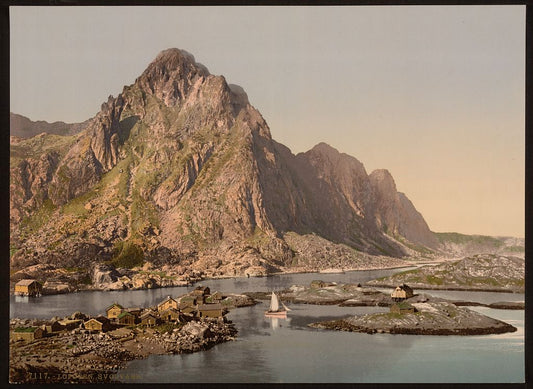 A picture of Svolvaer, Lofoten, Norway