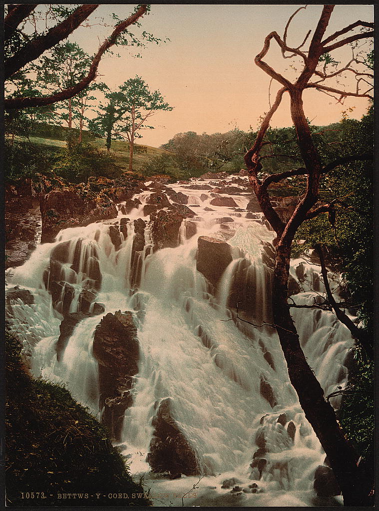 A picture of Swallow Falls I, Fairy Glen, Bettws-y-Coed (i.e. Betws), Wales