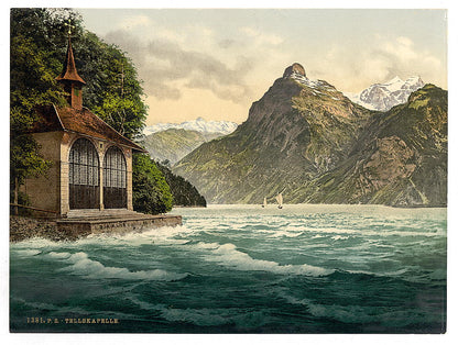 A picture of Tell's Chapel, Lake Lucerne, Switzerland