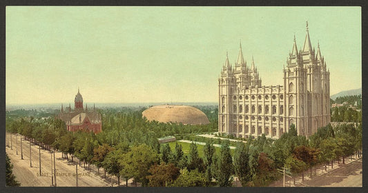 A picture of Temple Square, Salt Lake City