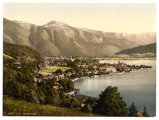 A picture of Tengernsee, general view, Upper Bavaria, Germany