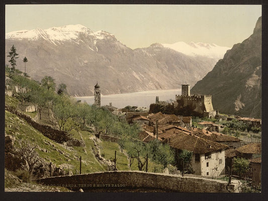 A picture of Tenno and Mont Baldo, Lake Garda, Italy