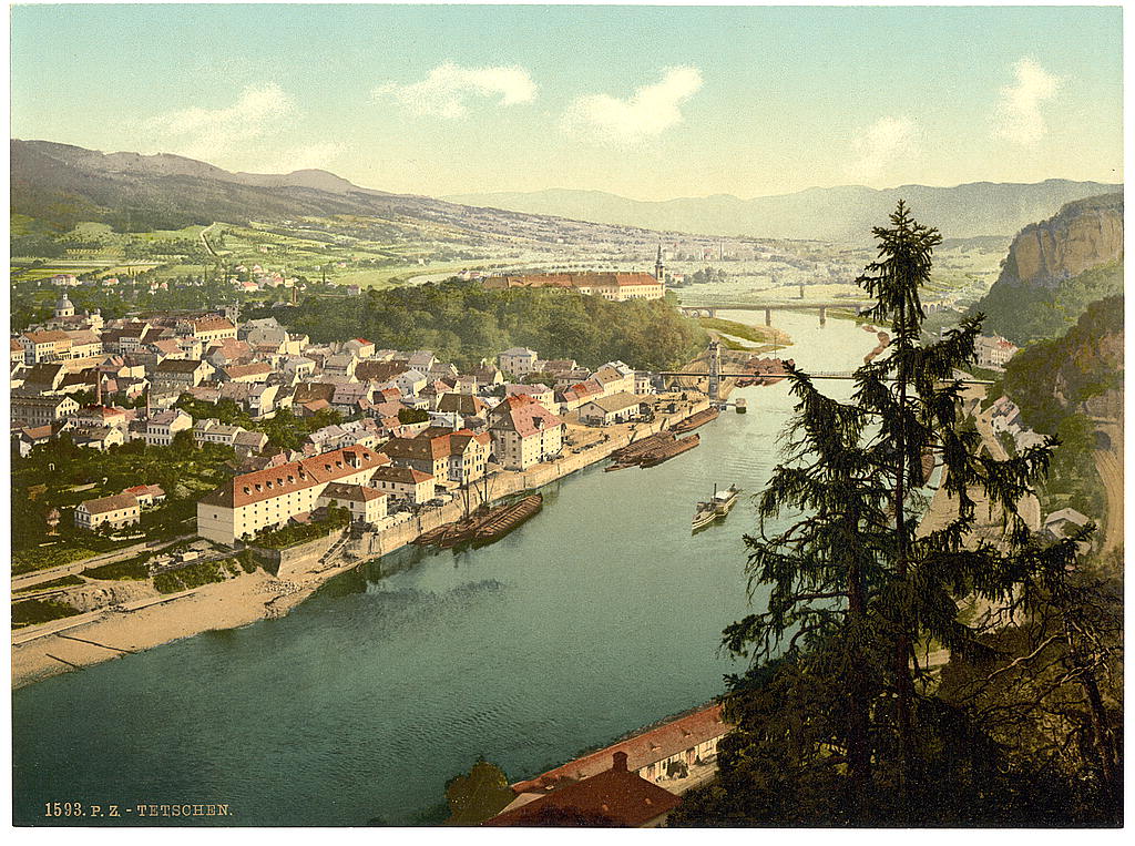 A picture of Tetschen, Bohemian Switzerland, Bohemia, Austro-Hungary