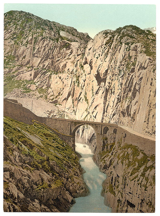A picture of Teufelsebrücke, Andermatt, Switzerland