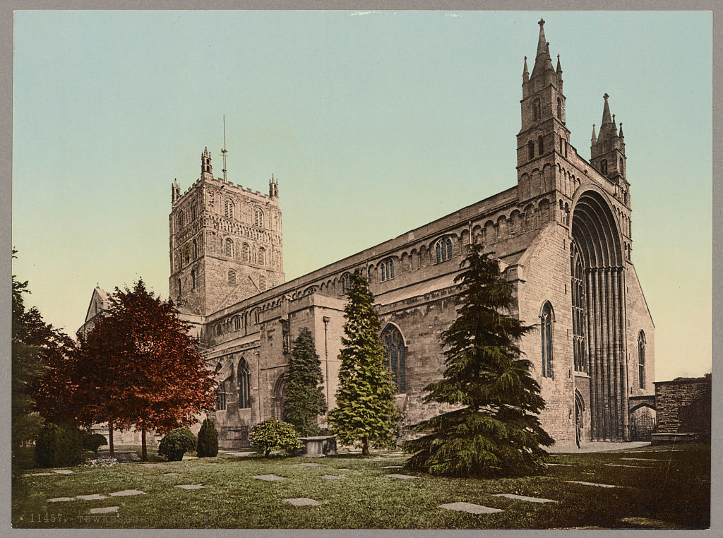 A picture of Tewkesbury Abbey from N.W.