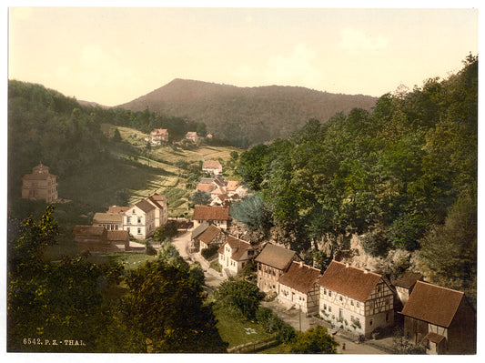 A picture of Thal, from Aussichtstemple, Thuringia, Germany