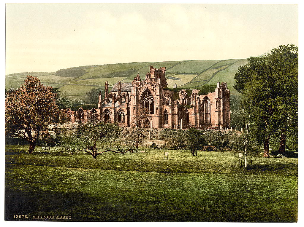 A picture of The Abbey, Melrose, Scotland