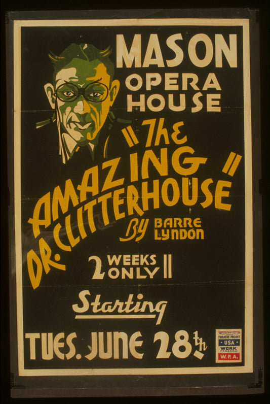 A picture of "The amazing Dr. Clitterhouse" by Barre Lyndon