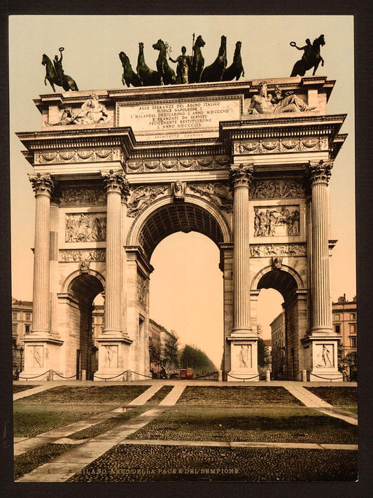 A picture of The Arch of Peace, Milan, Italy