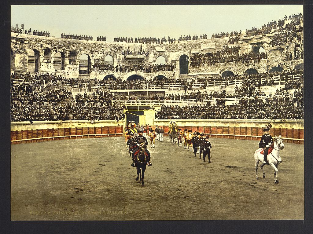 A picture of The arena, bull ring, Nîmes, France