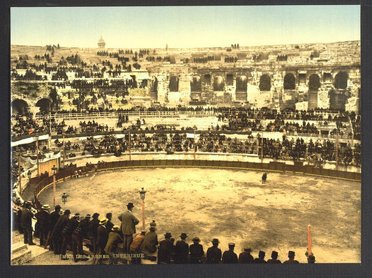 A picture of The arena, interior, Nîmes, France