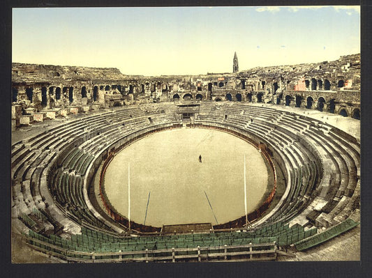 A picture of The arena, interior, Nîmes, France
