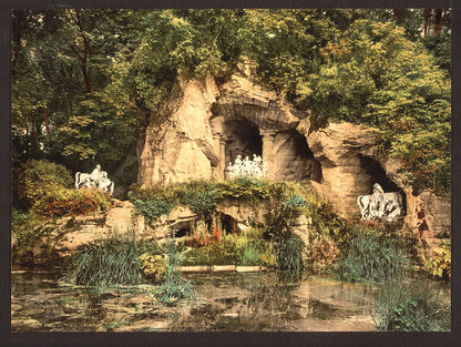 A picture of The baths of Apollo, Versailles, France