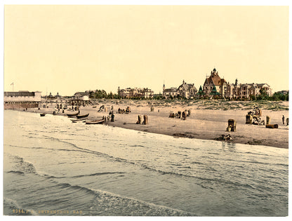 A picture of The baths, Swinemunde, Pomerania, Germany (i.e., Świnoujście, Poland)