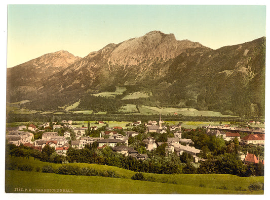 A picture of The baths towards the Stauffen, Reichenhall, Bavaria, Germany
