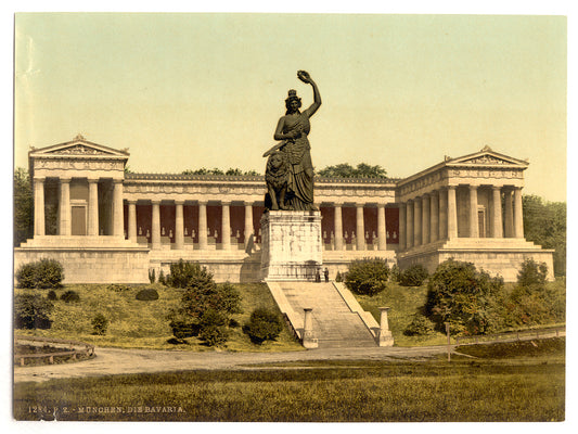 A picture of The Bavaria, with Temple of Fame, Munich, Bavaria, Germany
