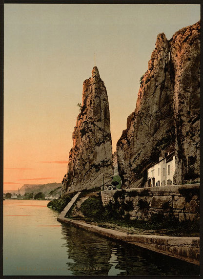 A picture of The Bayard Rock, Dinant, Belgium