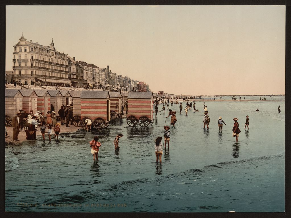 A picture of The beach and the sea, Blankenberghe, Belgium