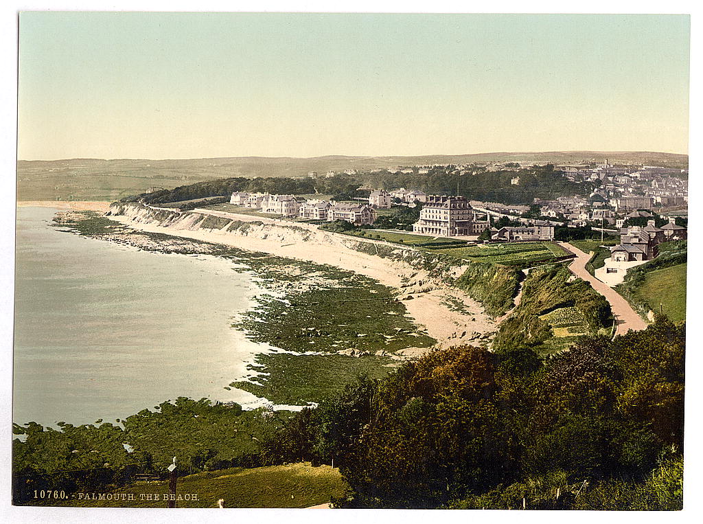 A picture of The beach, Falmouth, Cornwall, England