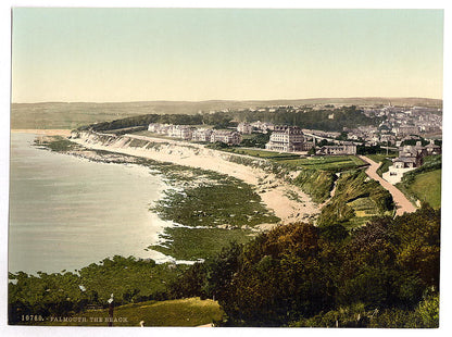 A picture of The beach, Falmouth, Cornwall, England