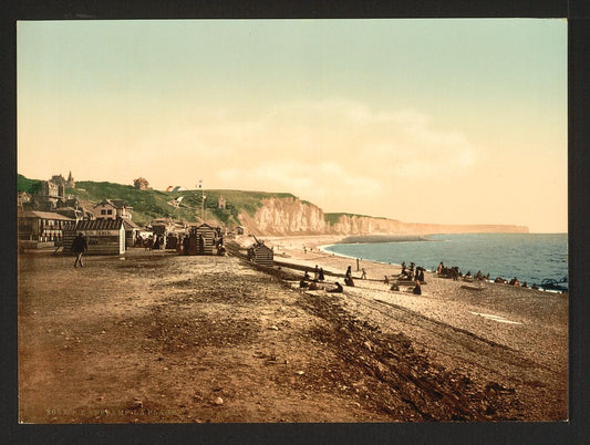 A picture of The beach, Fecamp, France