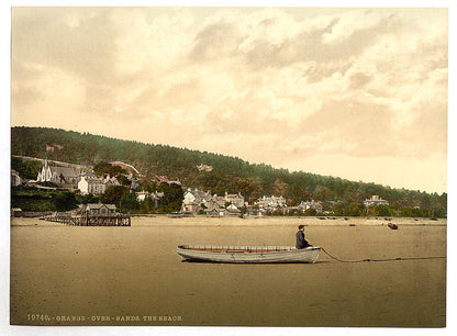 A picture of The beach, Grange-over-Sands, England