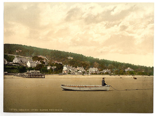 A picture of The beach, Grange-over-Sands, England