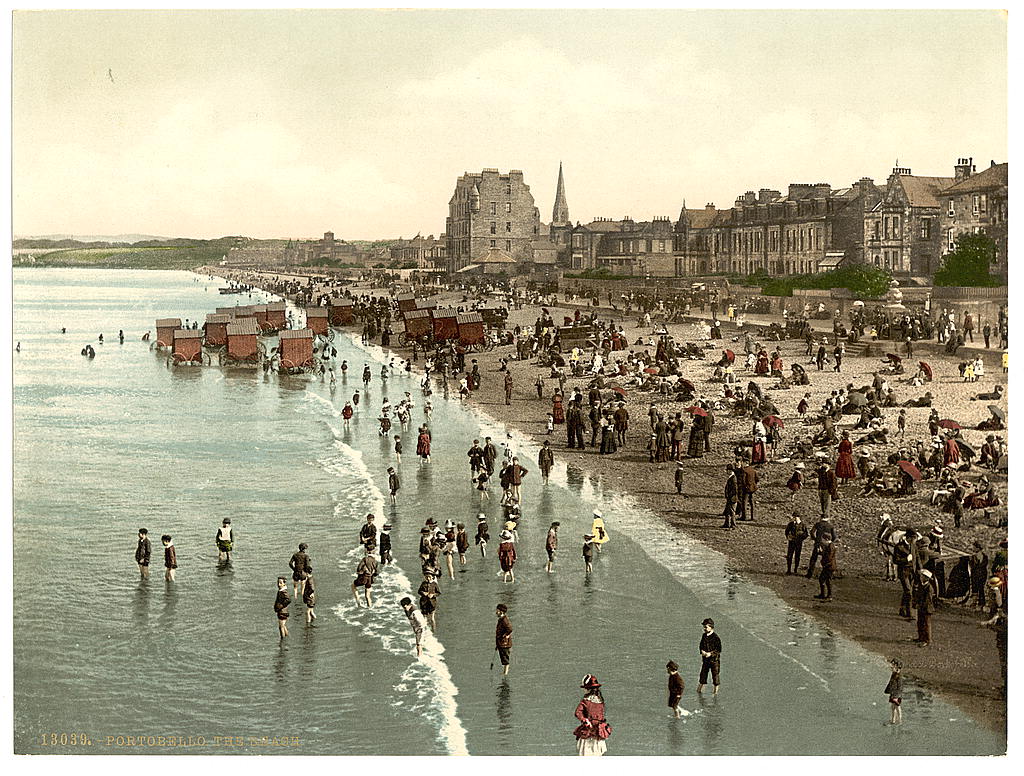 A picture of The beach, Portobello, Scotland