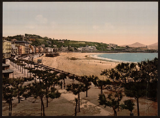 A picture of The beach, San Sebastián, Spain