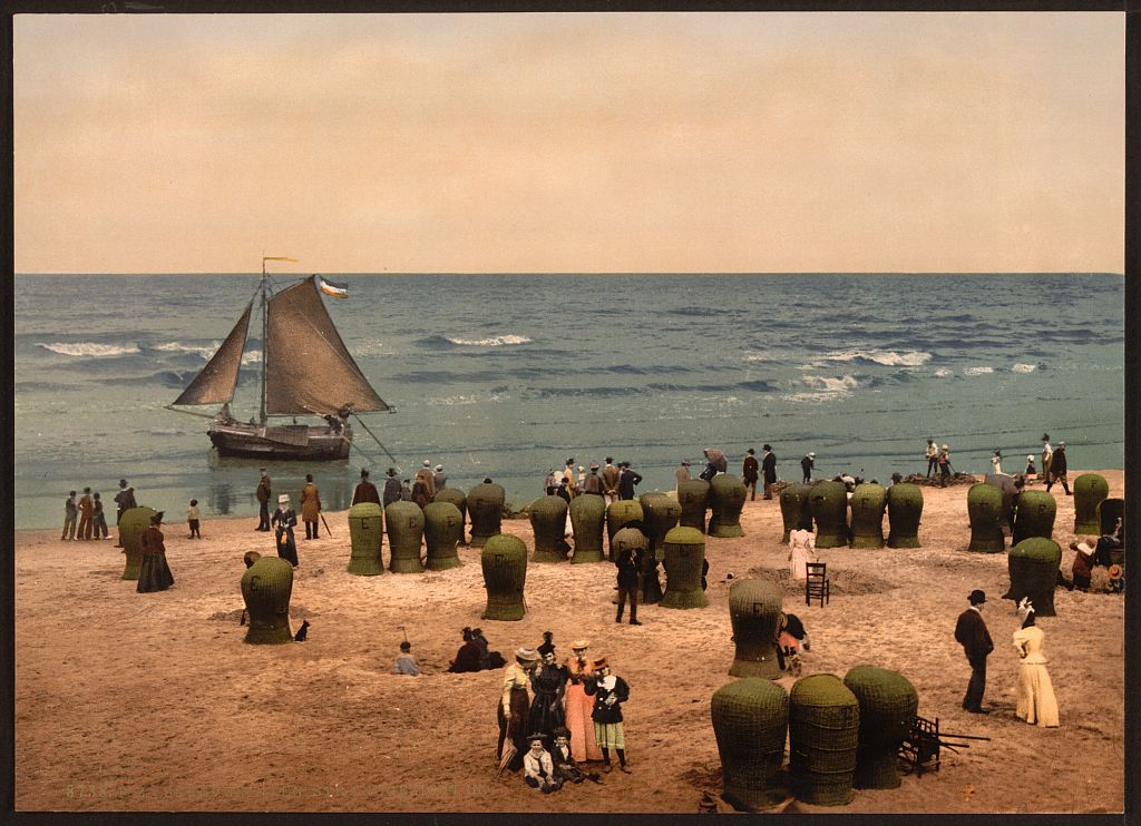 A picture of The beach, Scheveningen, Holland