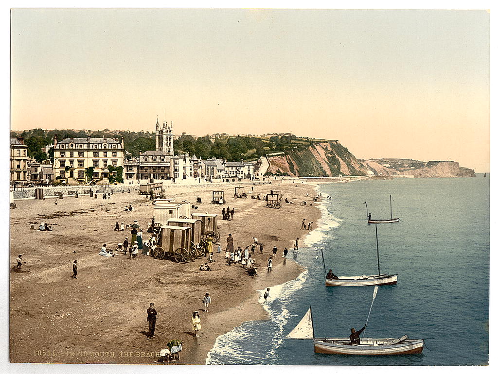 A picture of The beach, Teignmouth, England